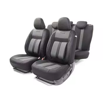 Авточехлы AUTOPROFI CUSHION COMFORT CUS-1505 BK/GY