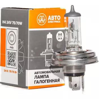 Автолампа АВТОЭЛЕКТРИКА h4 09.02403