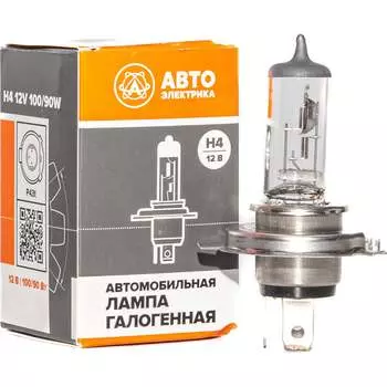 Автолампа АВТОЭЛЕКТРИКА h4 12-100/90 09.02397