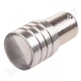 Автолампа диод s25 p21w 1 smd диод ba15s 1-контурная, белая skyway s08201374