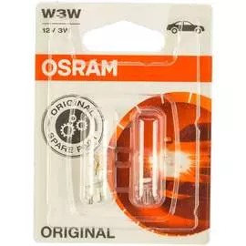 Автолампа Osram W3W W2.1*9.5d 12V /1/10 2821-2BL