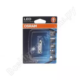 Автолампа osram c5w sv8.5-8 36мм led 6000к 12v, 1, 10, 50 6436cw-01b