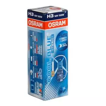 Автолампа osram h3 55 pk22s+20% blue intense 4200k 12v,10,100 64151cbi