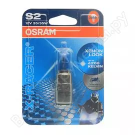 Автолампа osram s2 35/35 ba20d 12v, 1, 10, 50 64327xr-01b