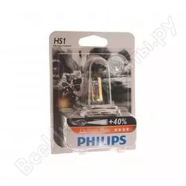 Автолампа philips hs1 35, 35 px43t+40% city vision moto 12v 1,10,200 12636ctvbw