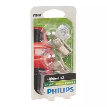 Автолампа PHILIPS P21/5W BAY15d LONG LIFE ECO VISION 12V /1/10 P-12499LLECO2бл