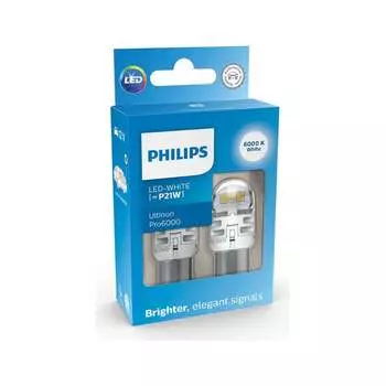 Автолампа PHILIPS P21W 11498CU60x2