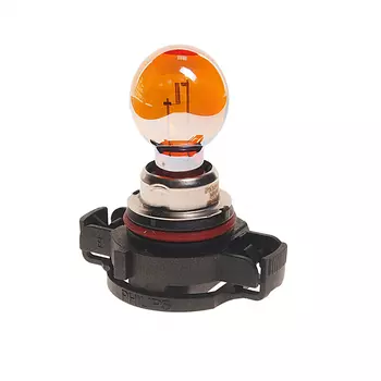 Автолампа philips psy24w pg20,4 halogen yellow silver vision 12v 1,15 12180sv+c1