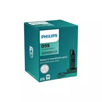 Автолампа PHILIPS Xenon X-treme Vision gen2 12410XV+C1