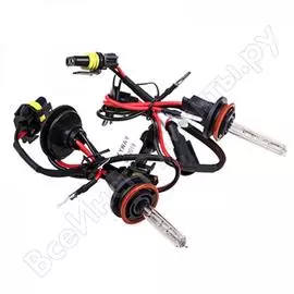 Автолампа ксенон skyway h11, 12v, 35w, 6000k, комплект 2 шт, провод, блок розжига, ближний свет, sh11, 6000k, d13, 12v, 35w