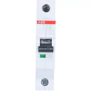 Автомат ABB S201 1п C 6кА 16А 2CDS251001R0164