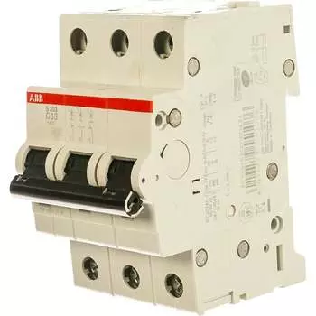Автомат ABB S203 3п, C 63А, 6кА 2CDS253001R0634