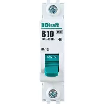 Автомат DEKraft ВА101-1P-010A-B 11005DEK 152492