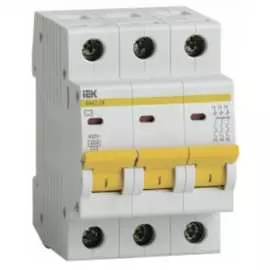 Автомат IEK ВА47-29 3п, C, 3А, 4.5кА MVA20-3-003-C