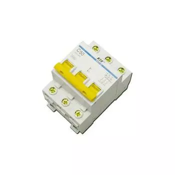 Автомат IEK ВА47-29 3п, C, 2А, 4.5кА MVA20-3-002-C