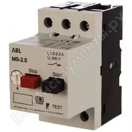 Автомат с регулируемой тепловой защитой abl 1.6 - 2.5 а, 10 ка ms2.5