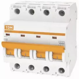 Автомат TDM ELECTRIC ВА47-29 4Р, 1 А, 4,5 кА, С SQ0206-0116