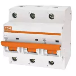 Автомат TDM ELECTRIC ВА47-100 3Р, 20 А, 10 кА, С SQ0207-0069