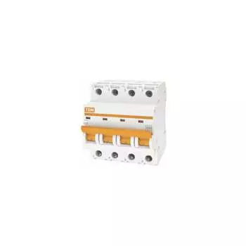 Автомат TDM ВА47-29 4Р, 8 А, 4,5 кА, D SQ0206-0186