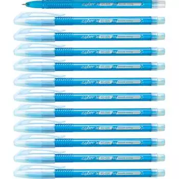 Автоматическая шариковая ручка Flexoffice cyber FO-025BB BLUE