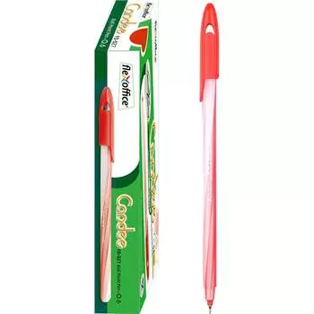 Автоматическая шариковая ручка Flexoffice candee FO-027 RED