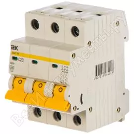 Автомат IEK ВА47-29 3п, C, 25А, 4.5кА MVA20-3-020-C