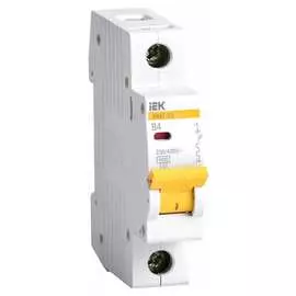 Модульный автоматический выключатель IEK ВА47-29 1п, B 4А, 4.5 кА MVA20-1-004-B