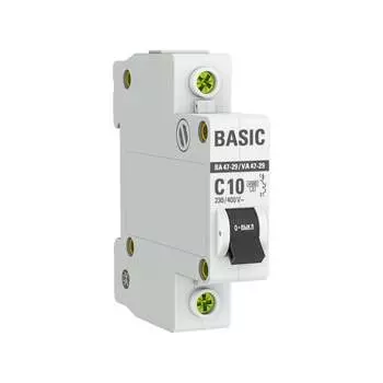 Автоматический однополюсный автомат EKF 10А mcb4729-1-10C