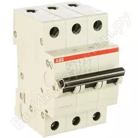 Трехполюсной автоматический выключатель ABB SH203L 2CDS243001R0104