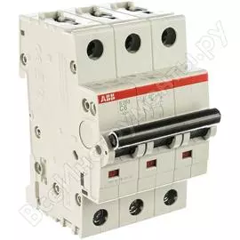 Трехполюсной автоматический выключатель ABB S203 2CDS253001R0064