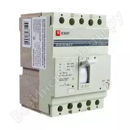 Автоматический трехполюсный выключатель ekf ва-99/160 160а 3ф 35ка рэ1600а mccb99-160-160 9767989