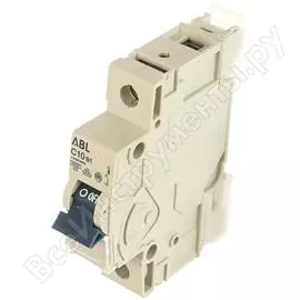 Автоматический выключатель abl 1p, c, 10 a, 6 ка, 230/400 в ac, серия s c10s1