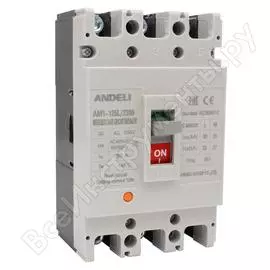 Автоматический выключатель ANDELI AM1-125L ADL06-024
