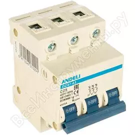 Автоматический выключатель ANDELI DZ47-63 ADL01-094