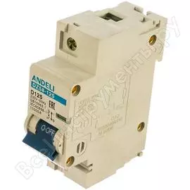 Автоматический выключатель ANDELI DZ58-125 ADL01-634