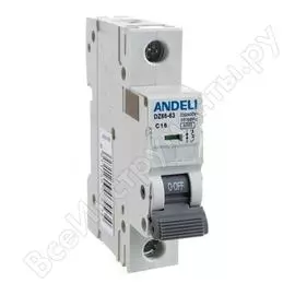 Автоматический выключатель ANDELI DZ66-63 ADL01-228