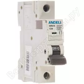 Автоматический выключатель ANDELI DZ66-63 ADL01-229