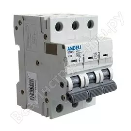 Автоматический выключатель ANDELI DZ66-63 ADL01-254