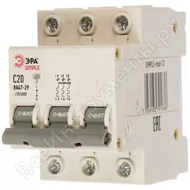 Автоматический выключатель ЭРА SIMPLE ВА 47-29 Б0039239