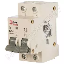 Автоматический выключатель ЭРА SIMPLE ВА 47-29 Б0039227