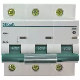 Автомат DEKraft ВА201-3P-100A-D 13021DEK 121940