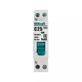 Автоматический выключатель DEKraft ва-103 12404DEK