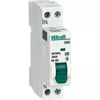 Автоматический выключатель DEKraft ва-103 12411DEK