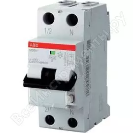 Автоматический выключатель дифференциального тока abb 1п+n c 30ma ac 6ka ds201 6a 2csr255040r1064