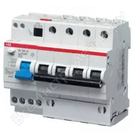 Дифференциальный автомат ABB DS207 4п 6мод. C 25A 30mA AC 6kA 2CSR254001R1254