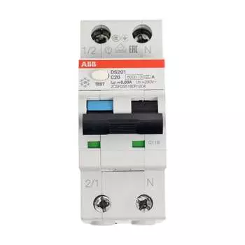 Автоматический выключатель дифференциального тока ABB DS201 2CSR255180R1204