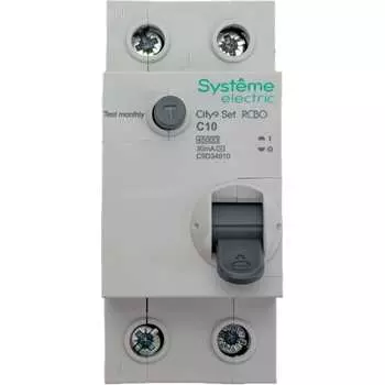 Автоматический выключатель дифференциального тока Systeme Electric City9 set C9D34610