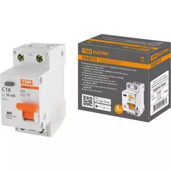 Автоматический выключатель дифференциального тока TDM ELECTRIC SQ0202-0502