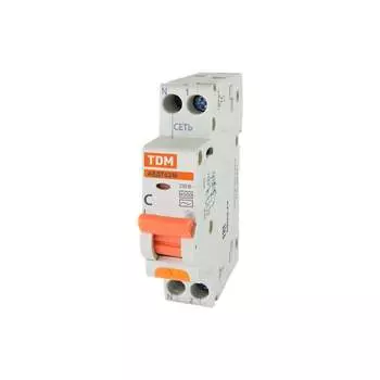 Автоматический выключатель дифференциального тока TDM ELECTRIC АВДТ 63М SQ0202-0067