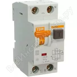 Дифавтомат TDM ELECTRIC АВДТ 63 C32, 30 мА SQ0202-0005